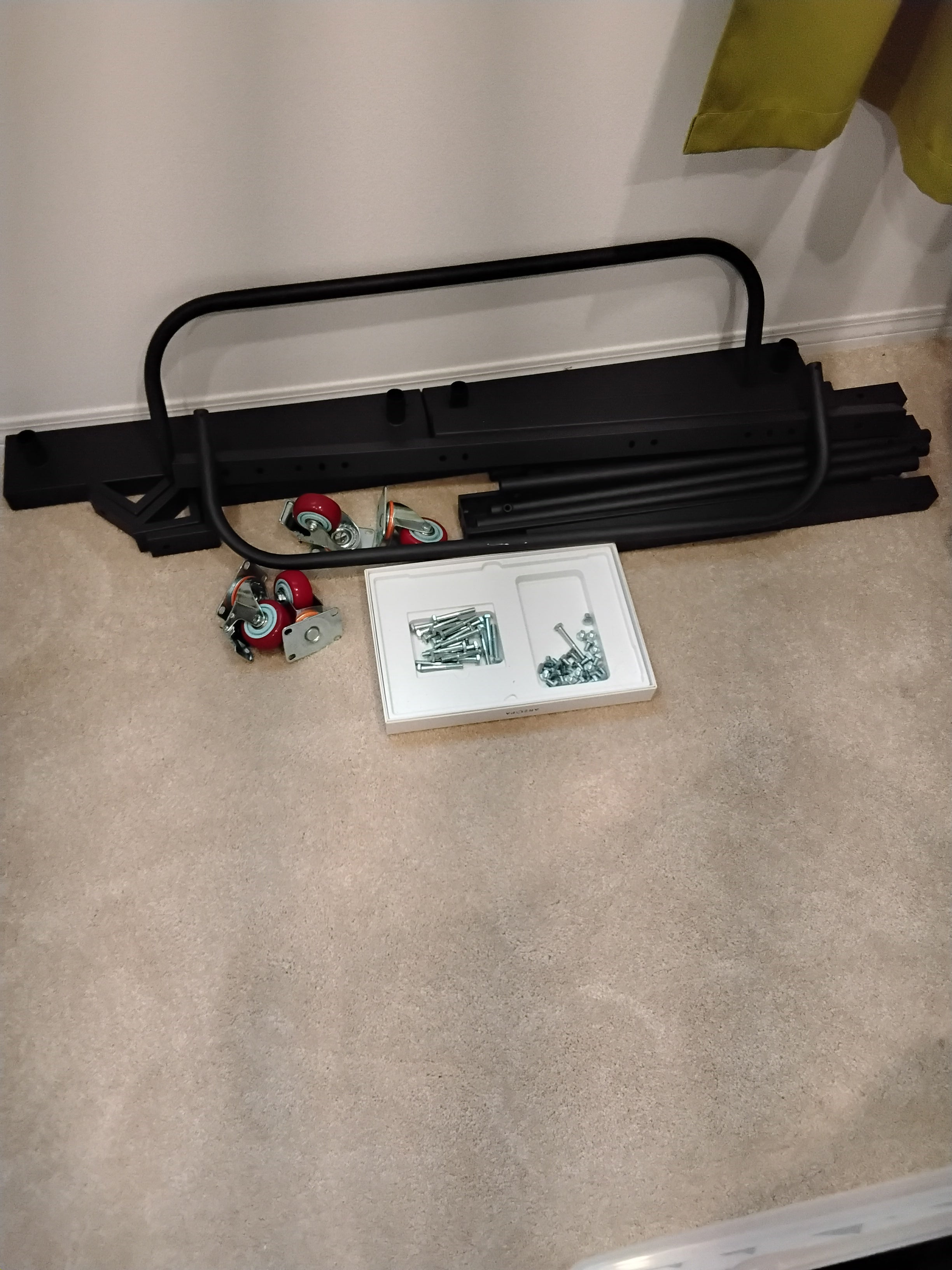 Heavy Duty Pushing Cart, New, have not assembled.