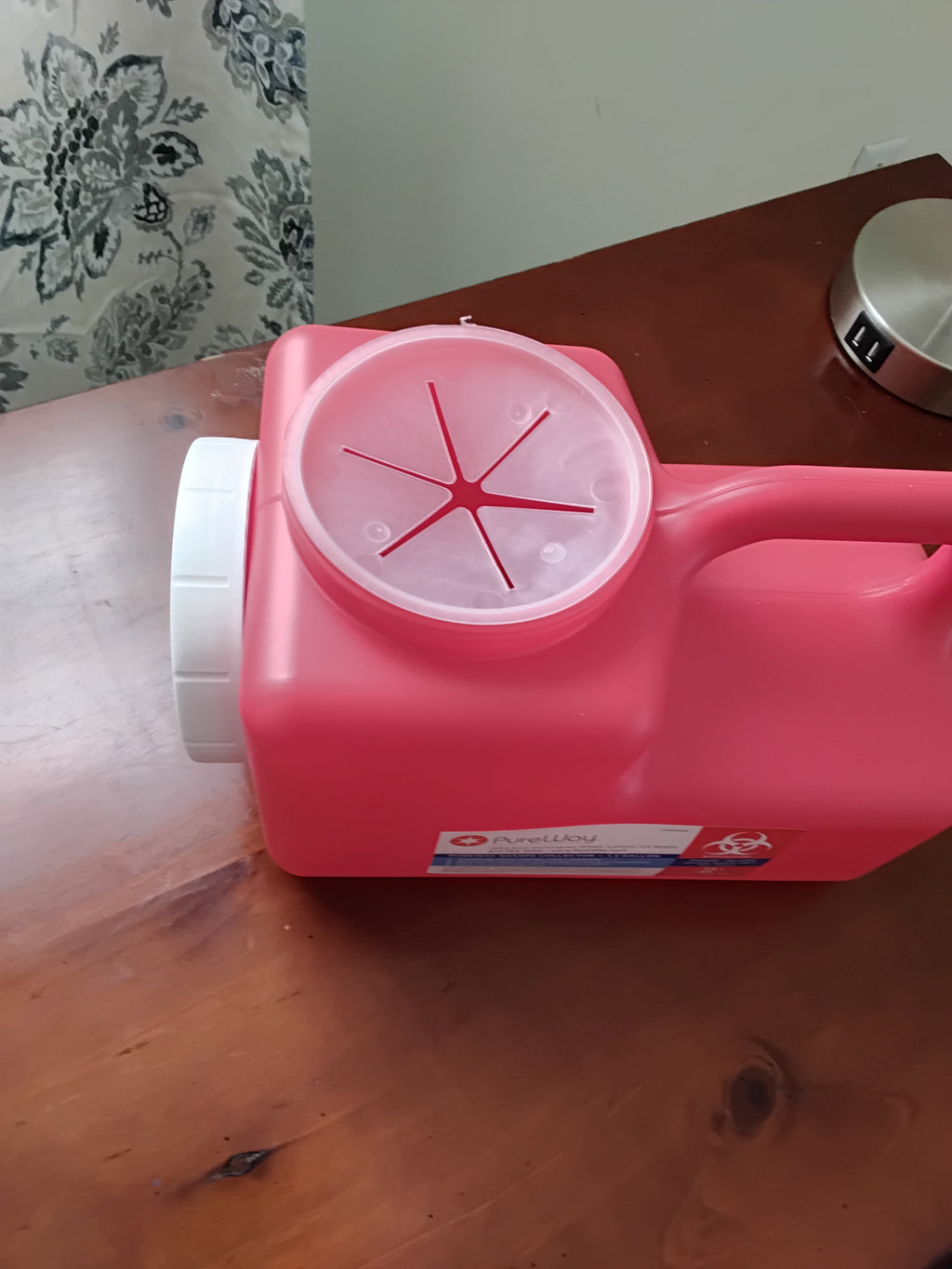 1.25 gallon sharp container, new.