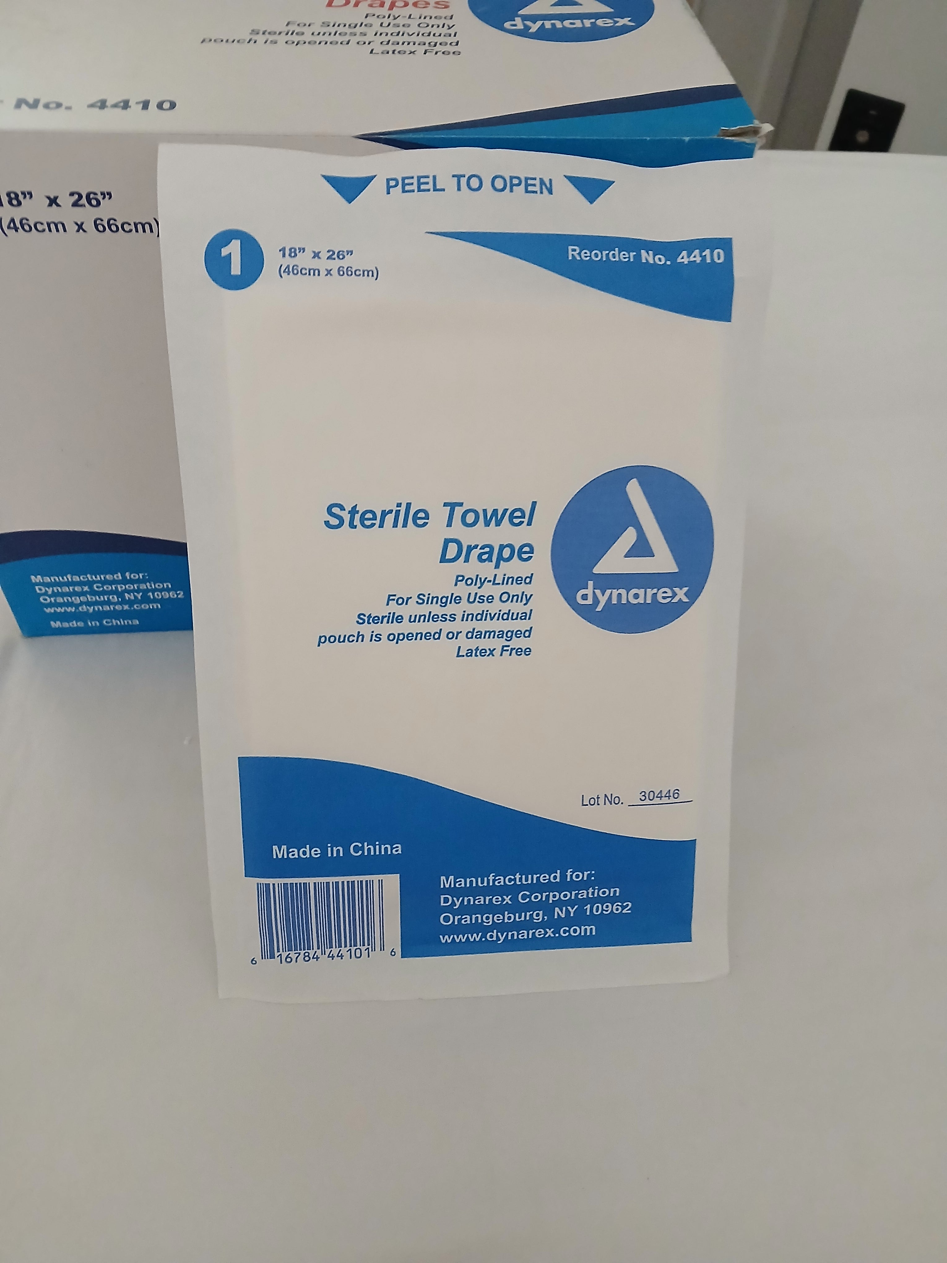 18x26 Sterile pads, 50 in a box, new