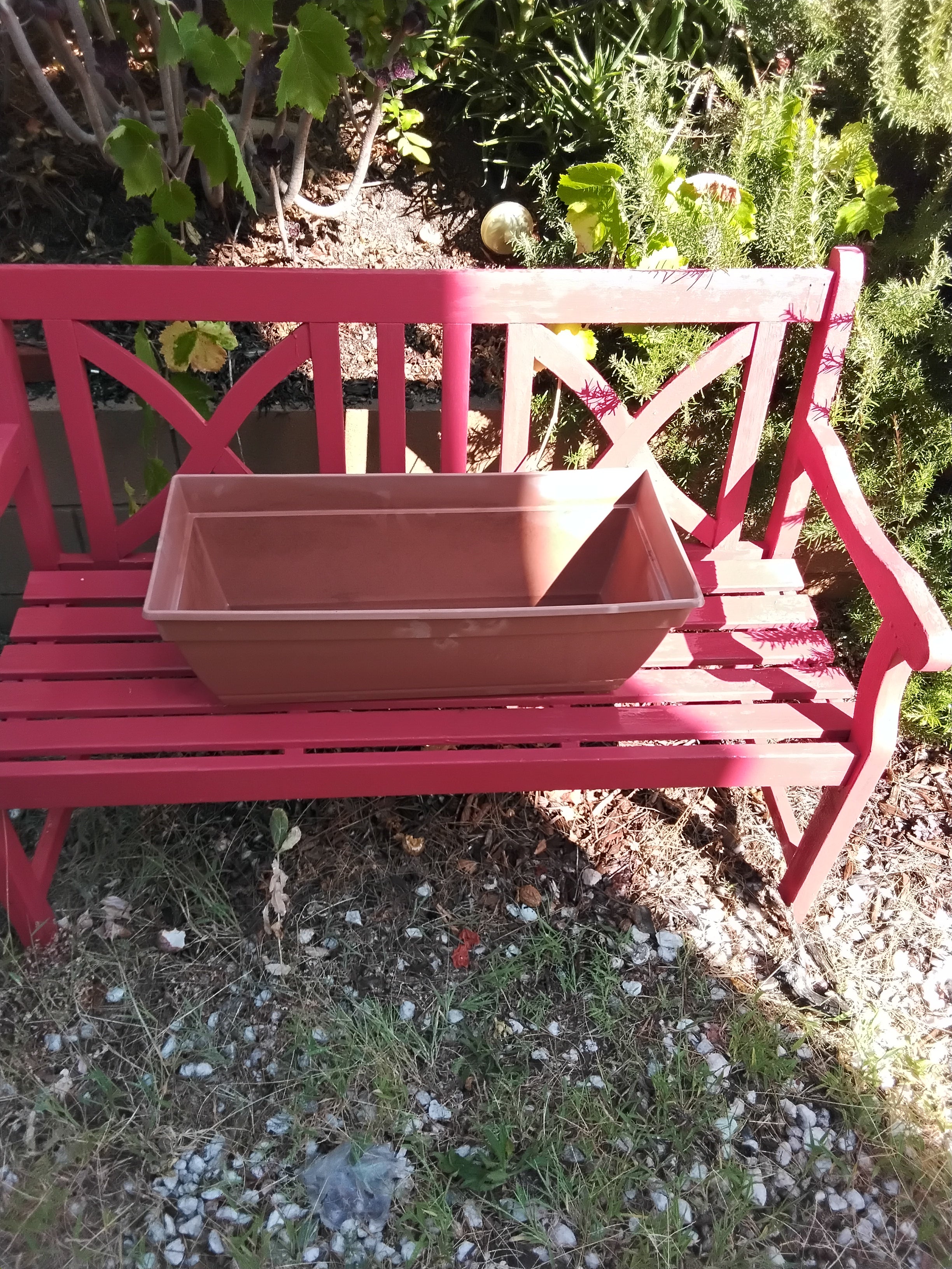 Planter, Used, In Good Shape. 27 Inch Long, 12 Inch Wide, 9 Inch Deep.