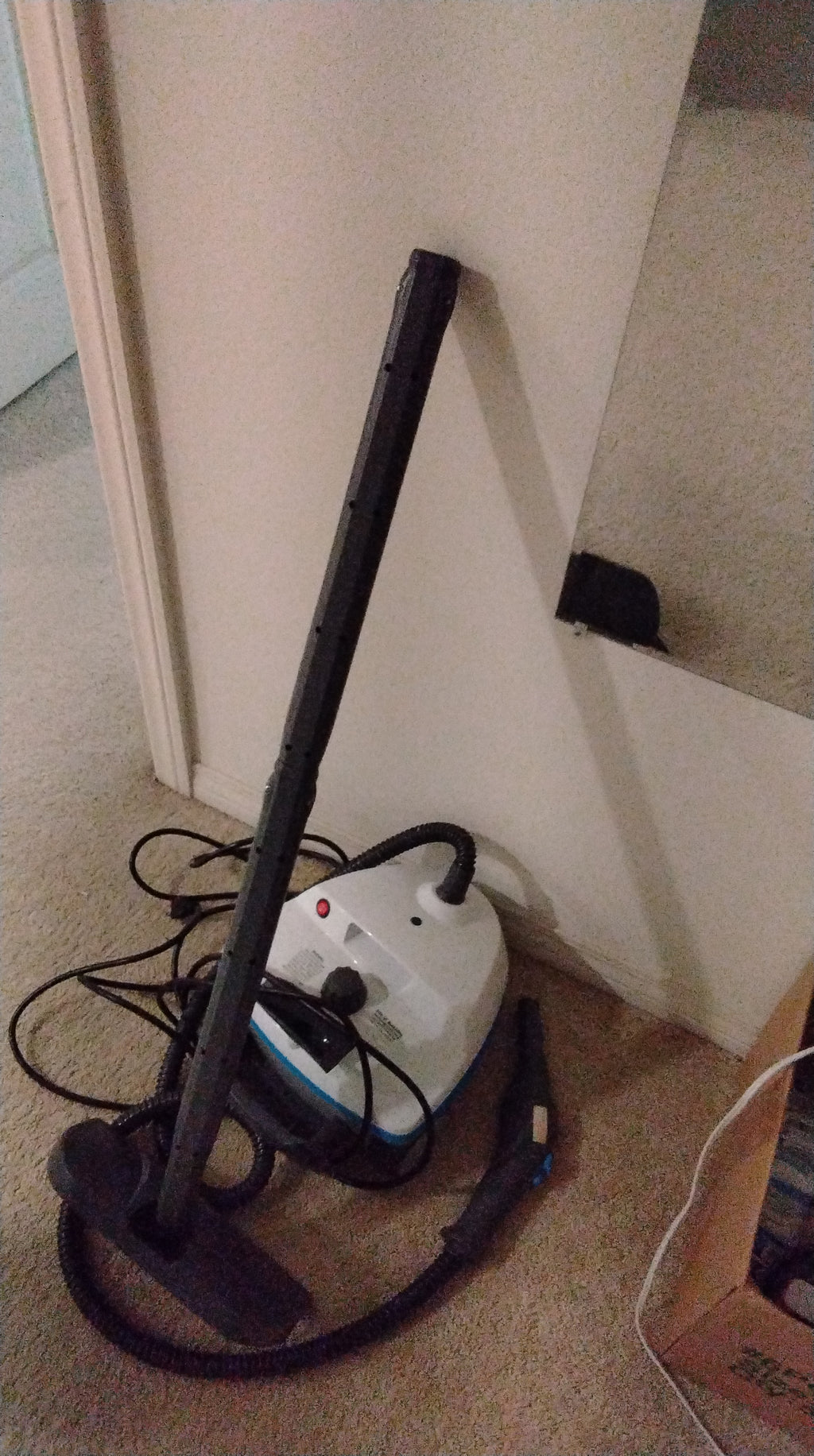 Steamer, excellent, strong steam, adjustable length