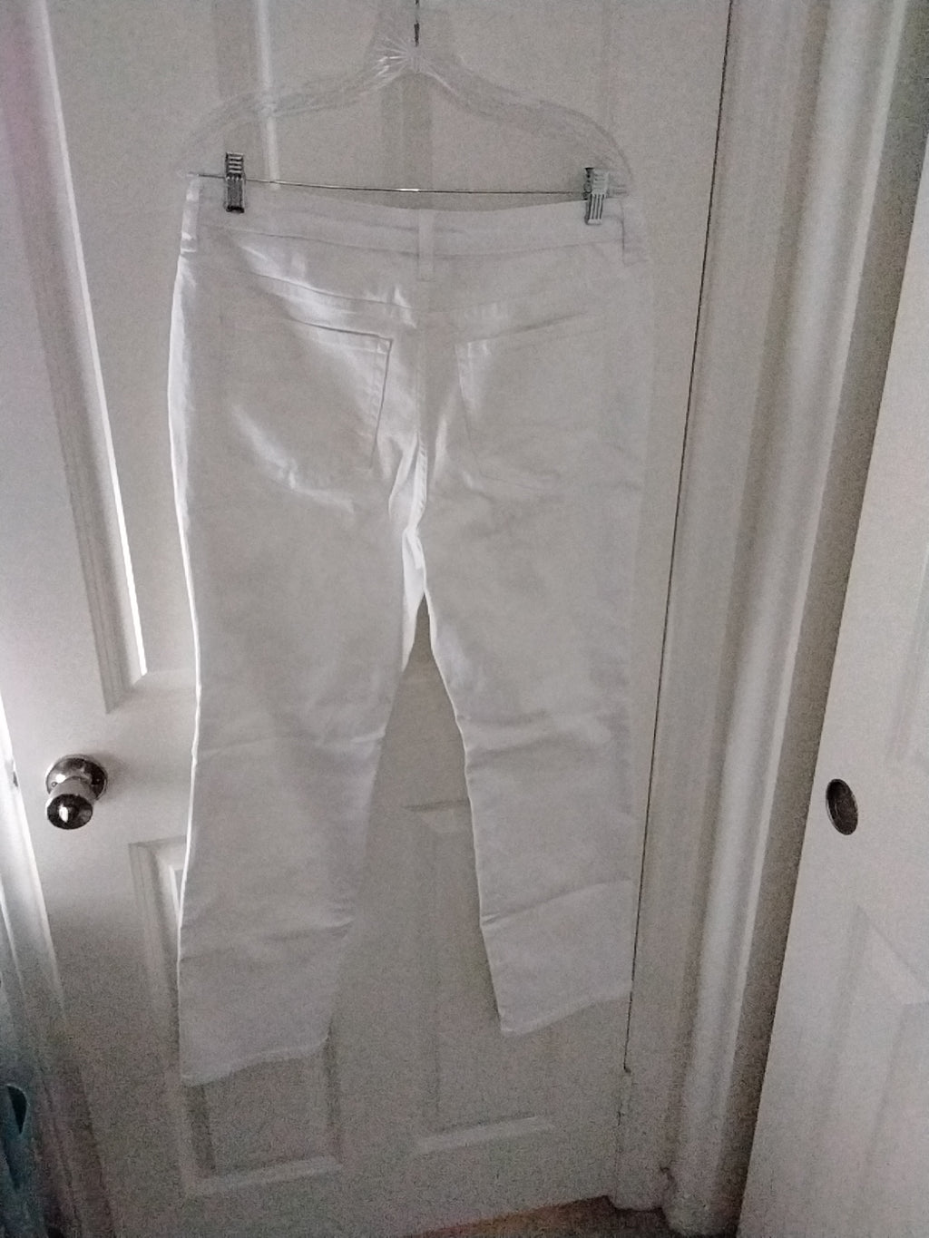 white straight leg jeans, Taĺl, Size 12, new