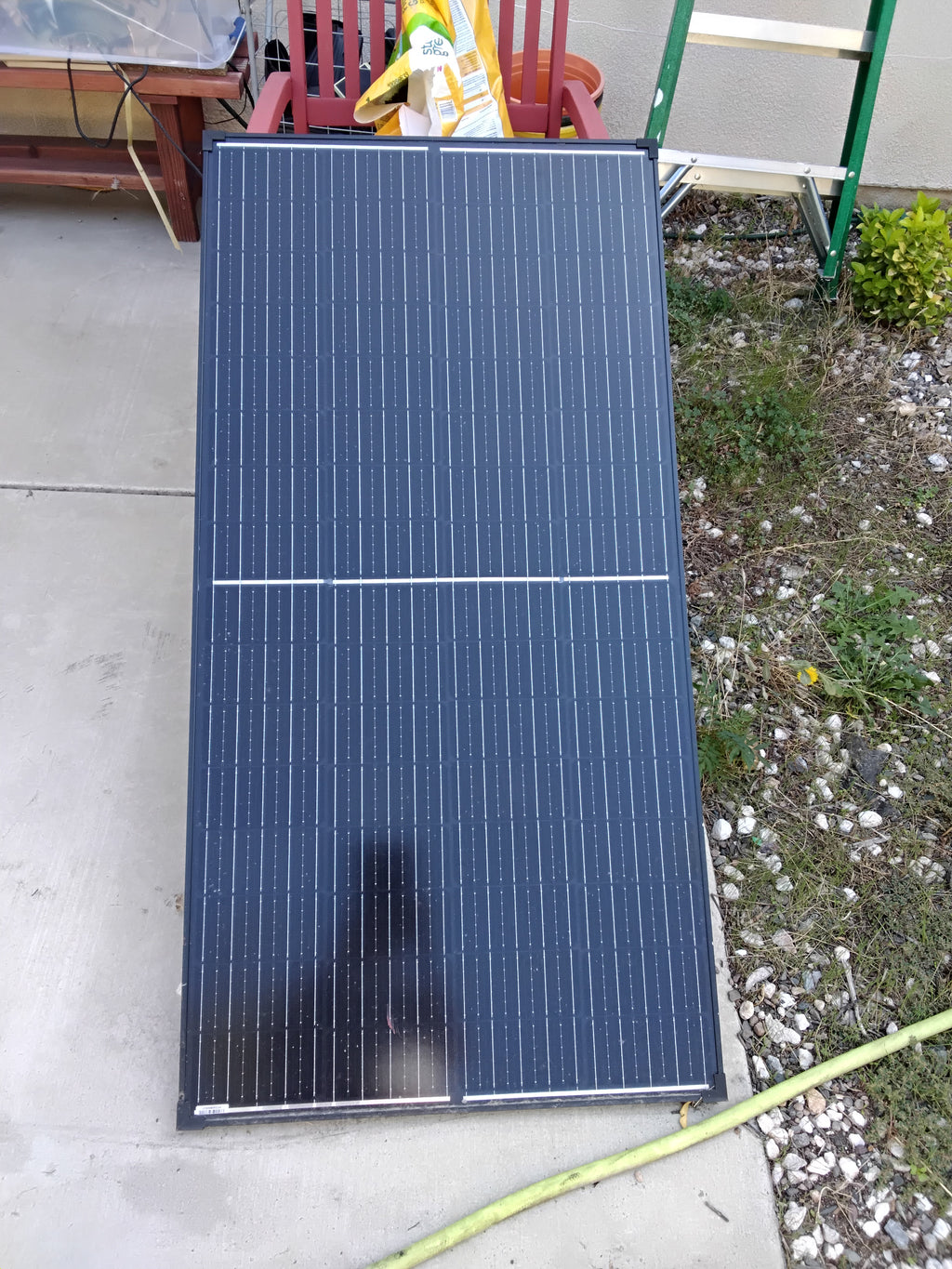 200 watt bifacial monocrystal solar panel, like new.