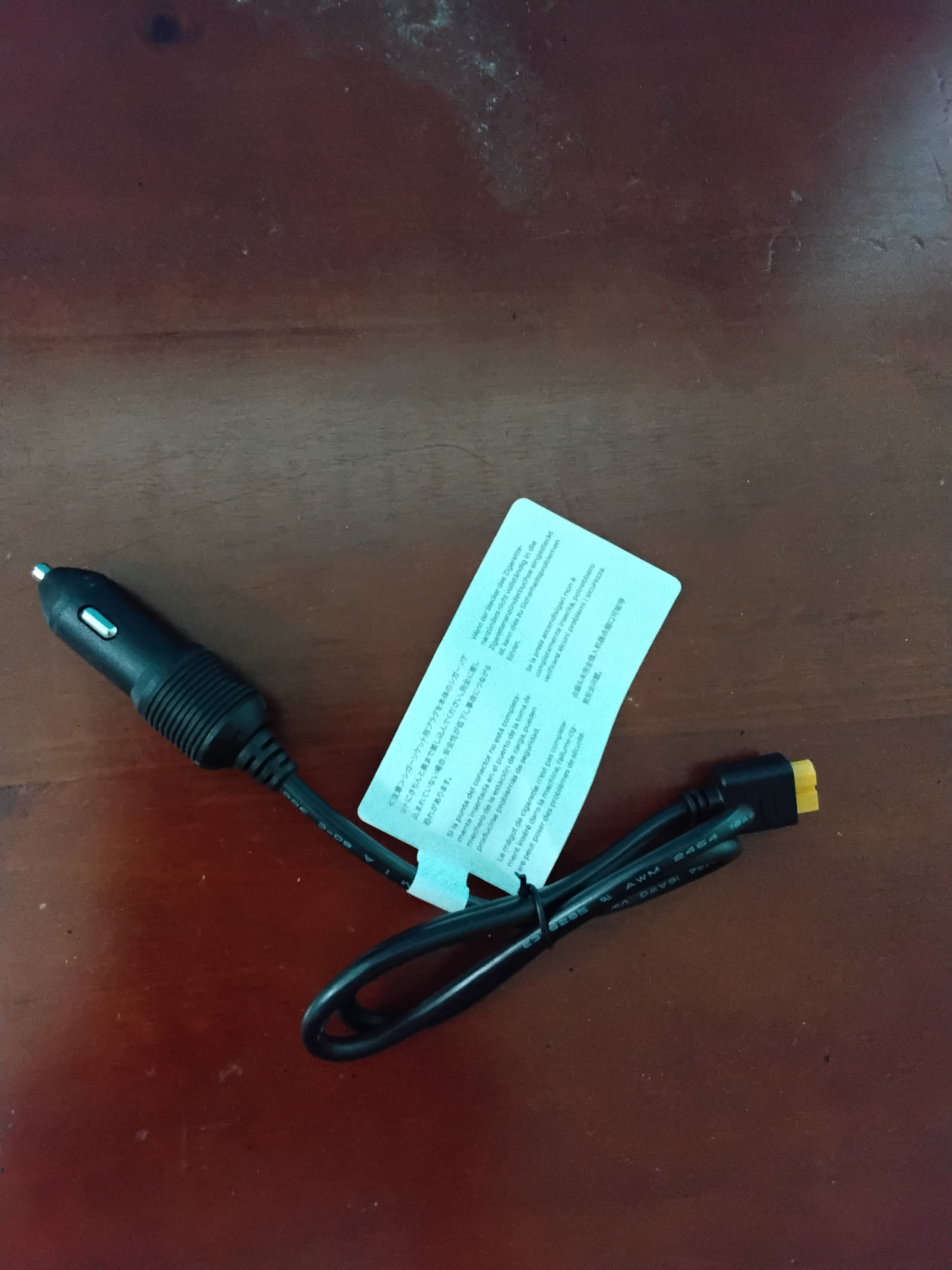 Blutti AC 70 Solar Generator Car Charger Cable, New