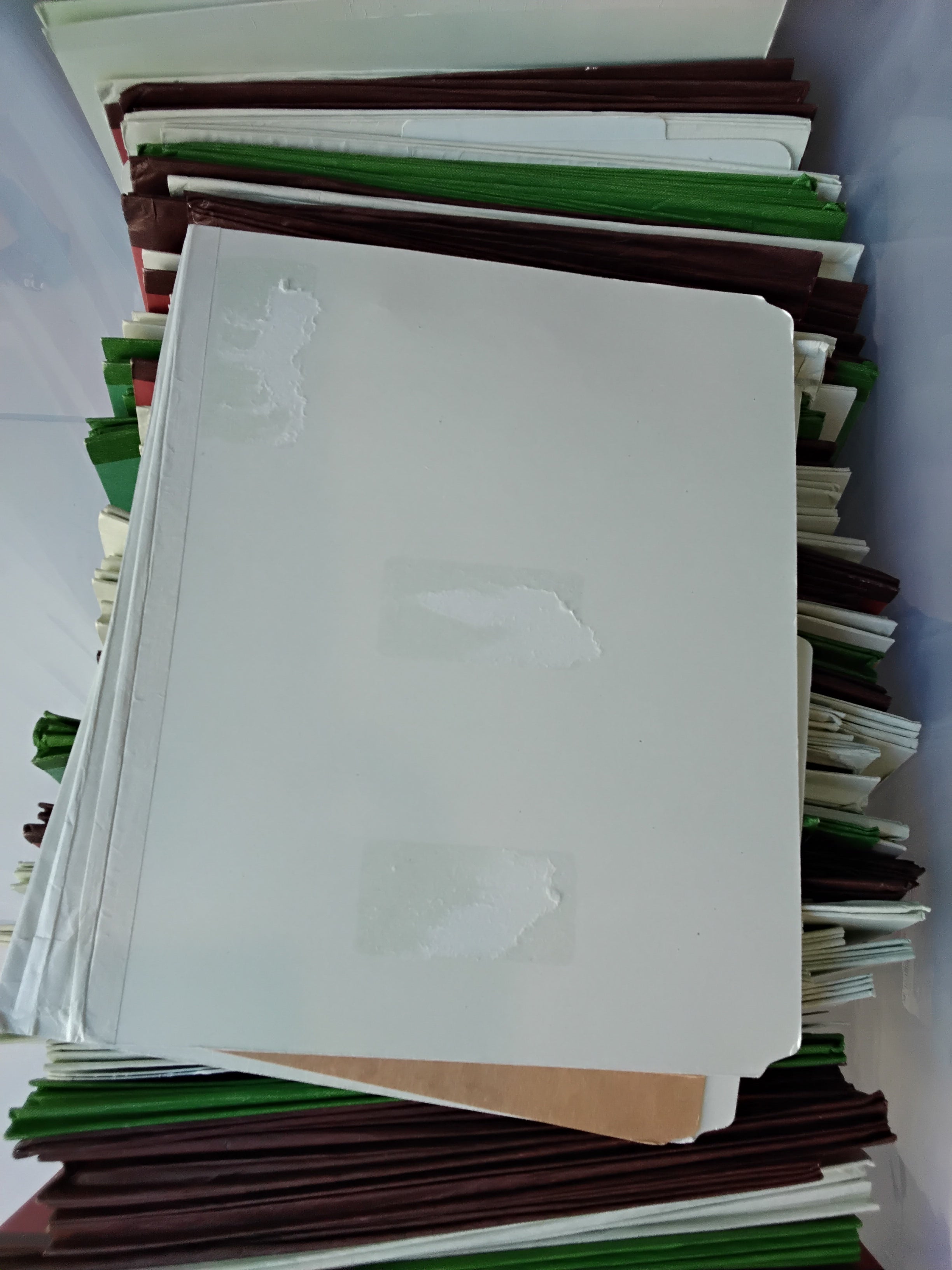 File Folder With Two Dividers, Used, In Good Shape