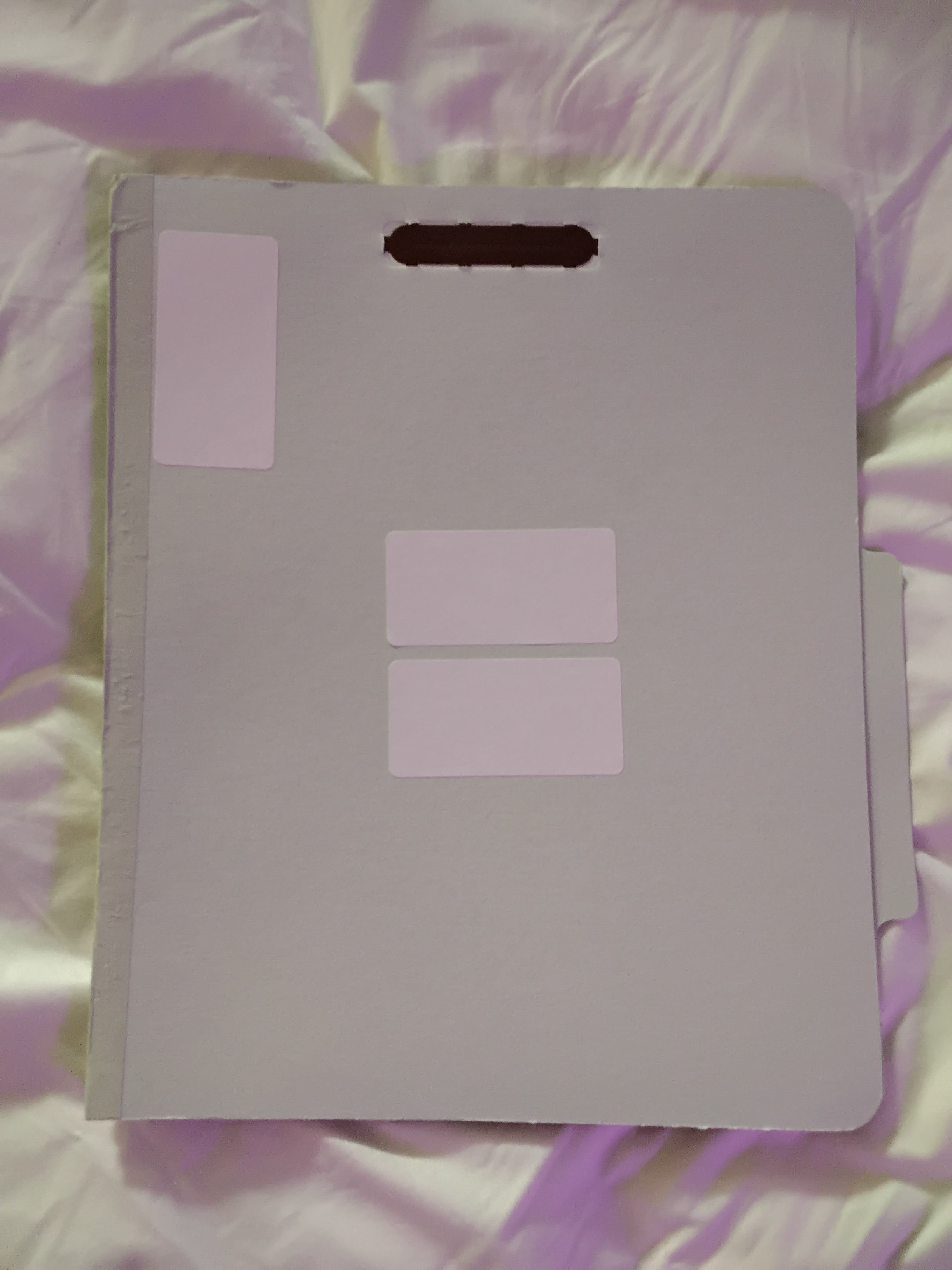 File Folder With Two Dividers, new other