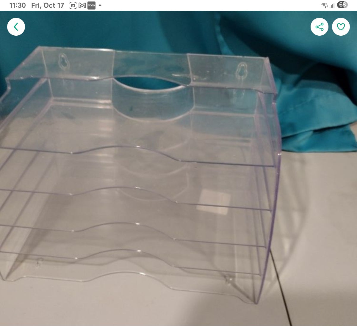 5 tier document sorter, in great shape