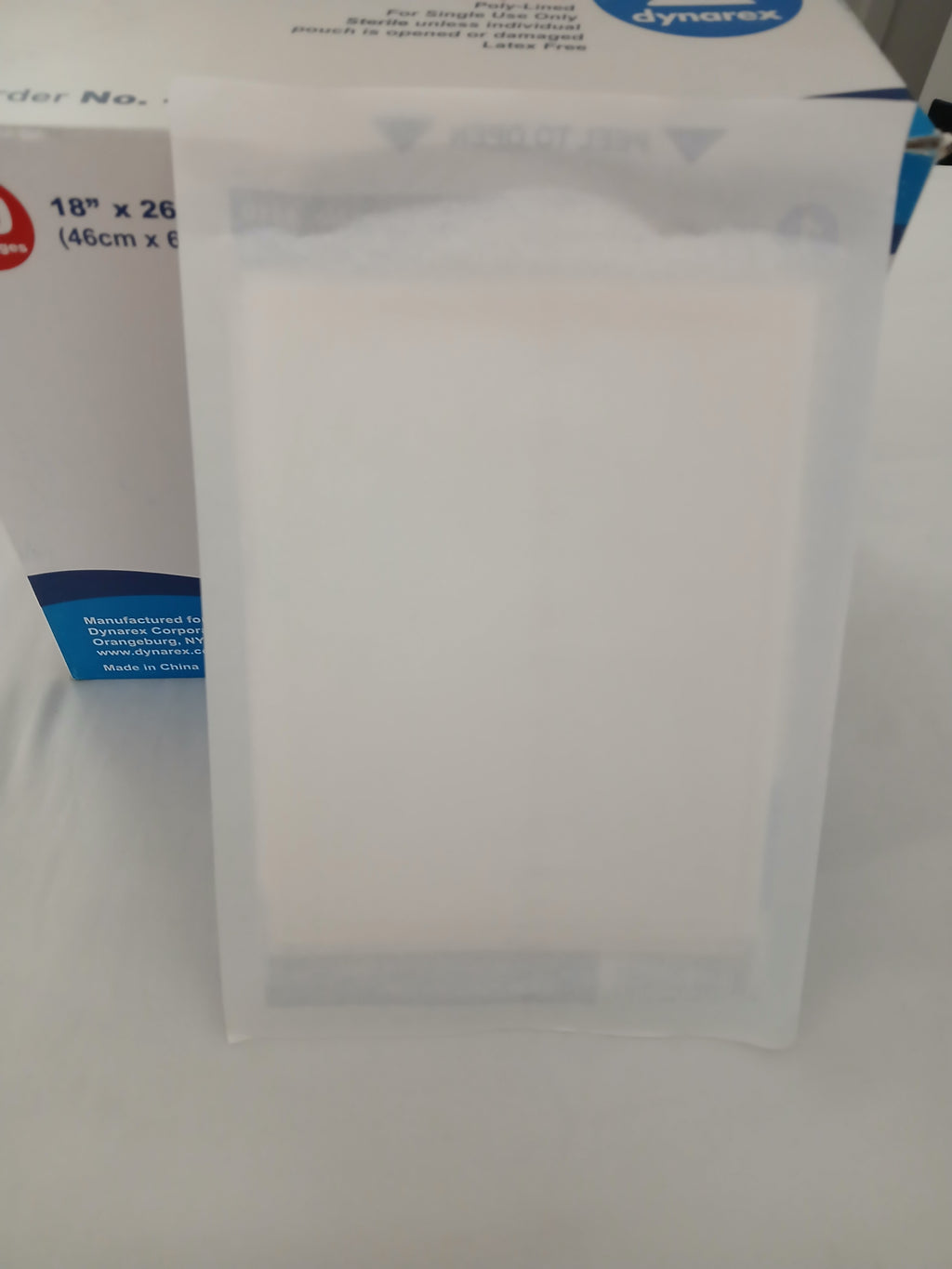18x26 Sterile pads, 50 in a box, new
