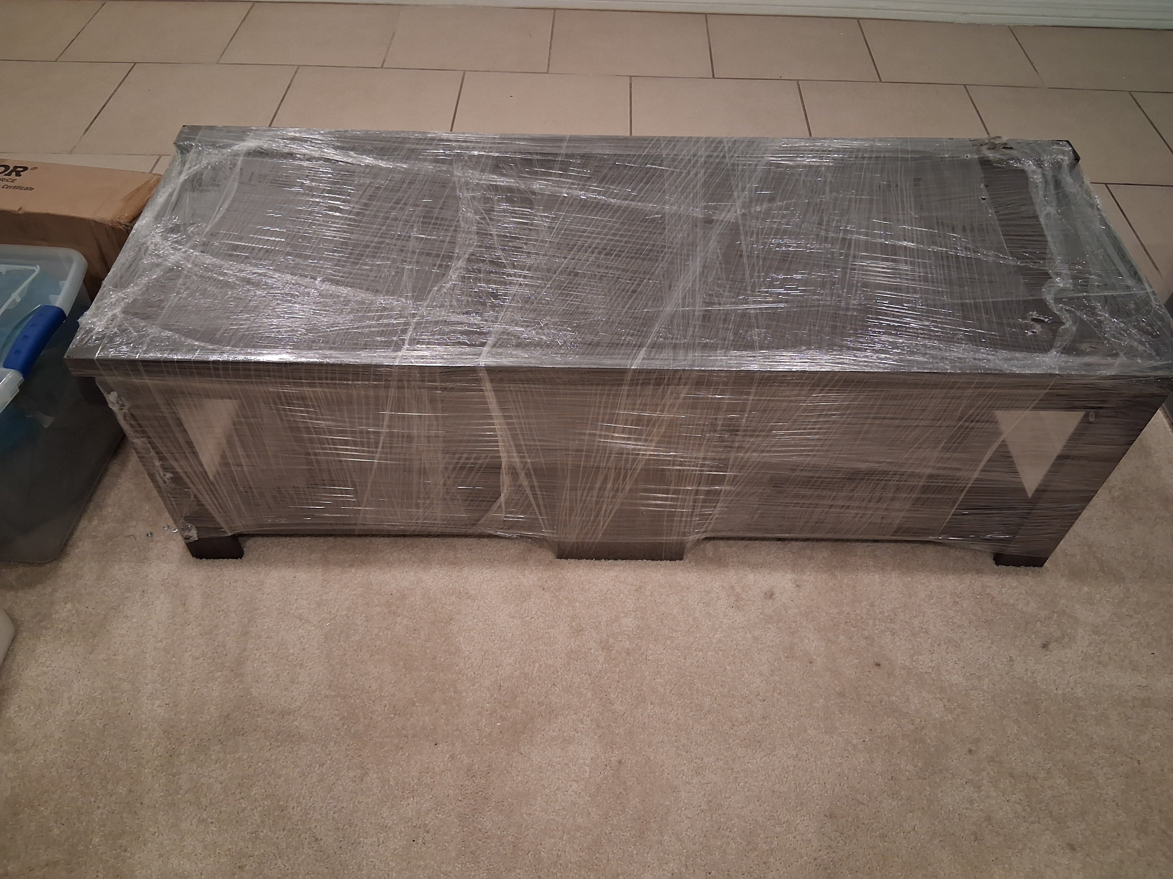 Beautiful cherry color bench, like new.